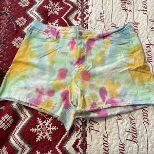 Judy Blue Tie Died Shorts